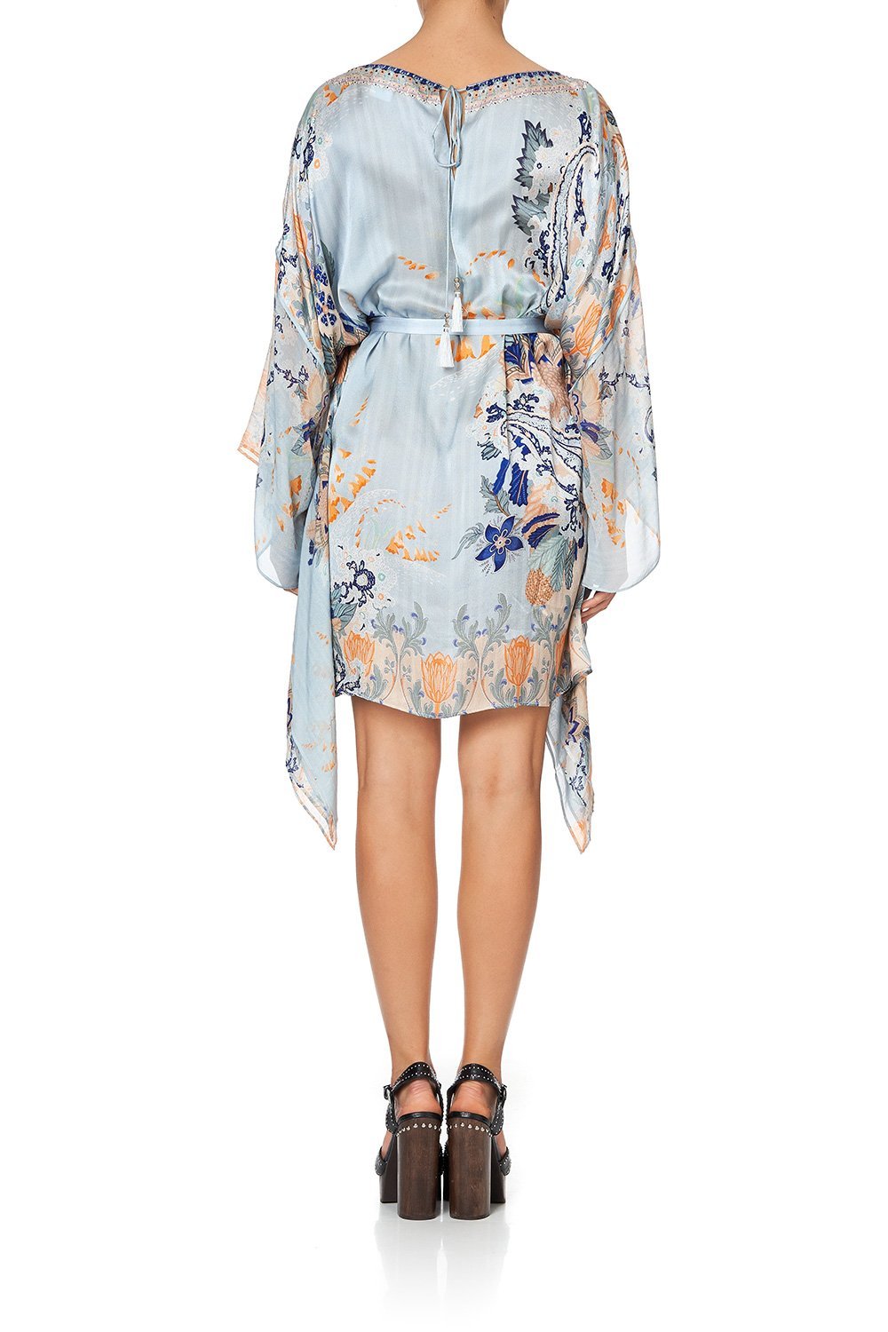 SHORT KAFTAN WITH SHEER SLEEVES FRASER FANTASIA