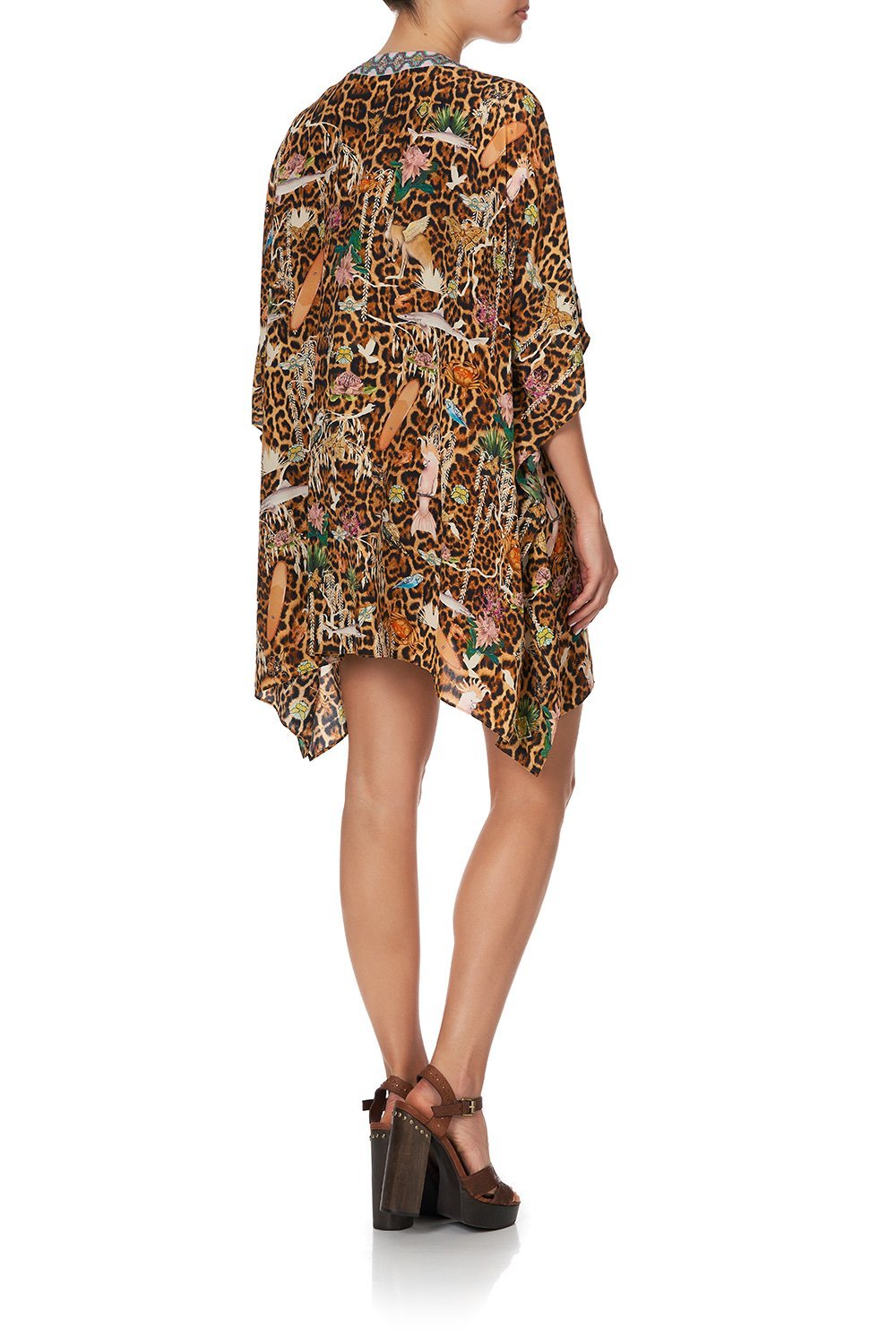 SHORT LACE UP KAFTAN FEUNA ELECTRO