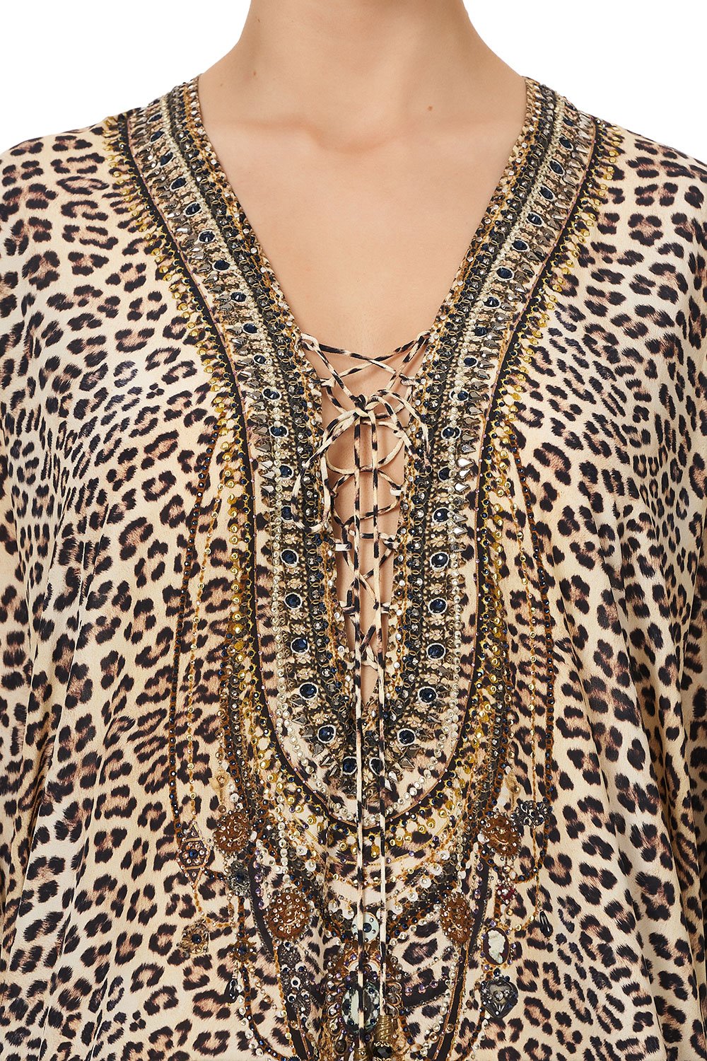 SHORT LACE UP KAFTAN SEX KITTEN