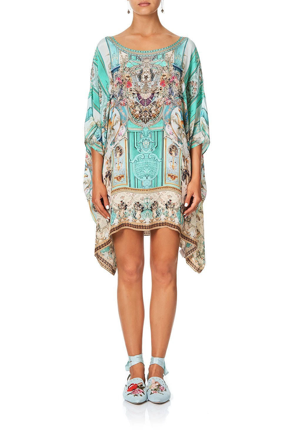 CAMILLA SHORT ROUND NECK KAFTAN I DREAM OF MARIE
