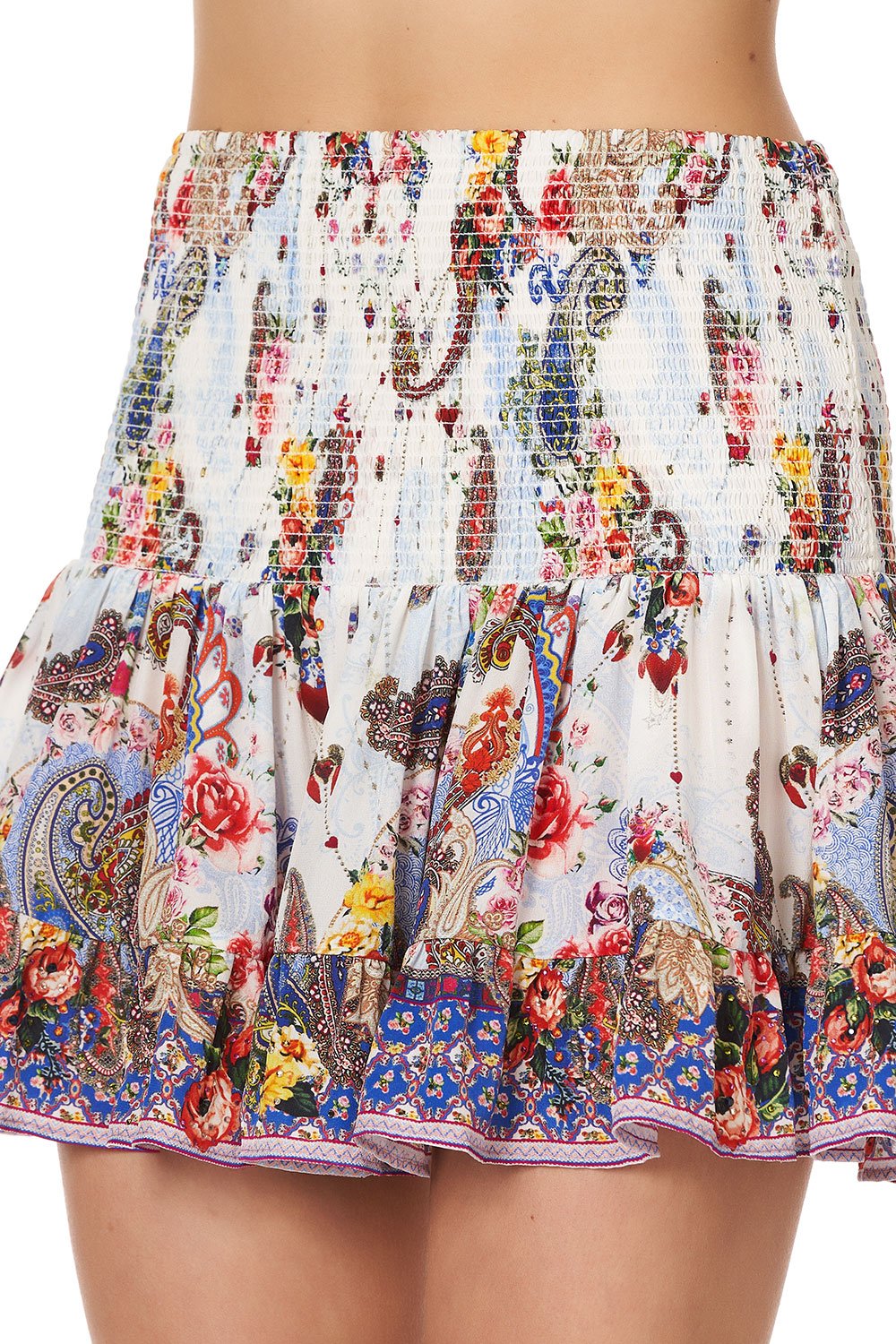 SHORT SHIRRED SKIRT FRIDA FREEDOM