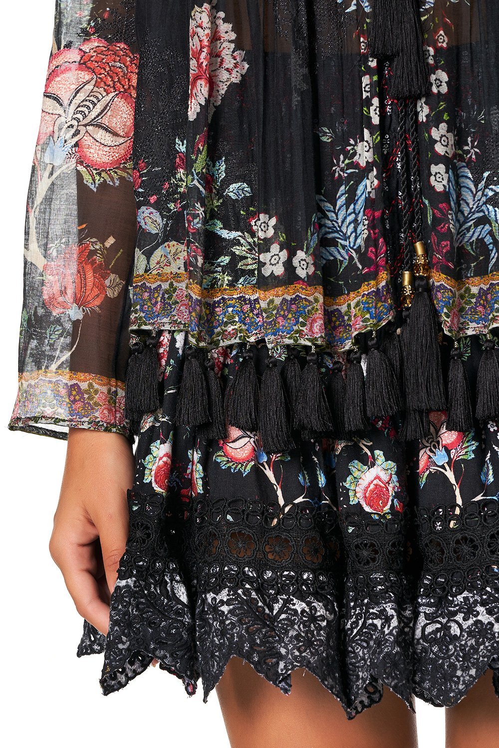 CAMILLA SHORT SHIRRED SKIRT HAUTE PROVINCIAL