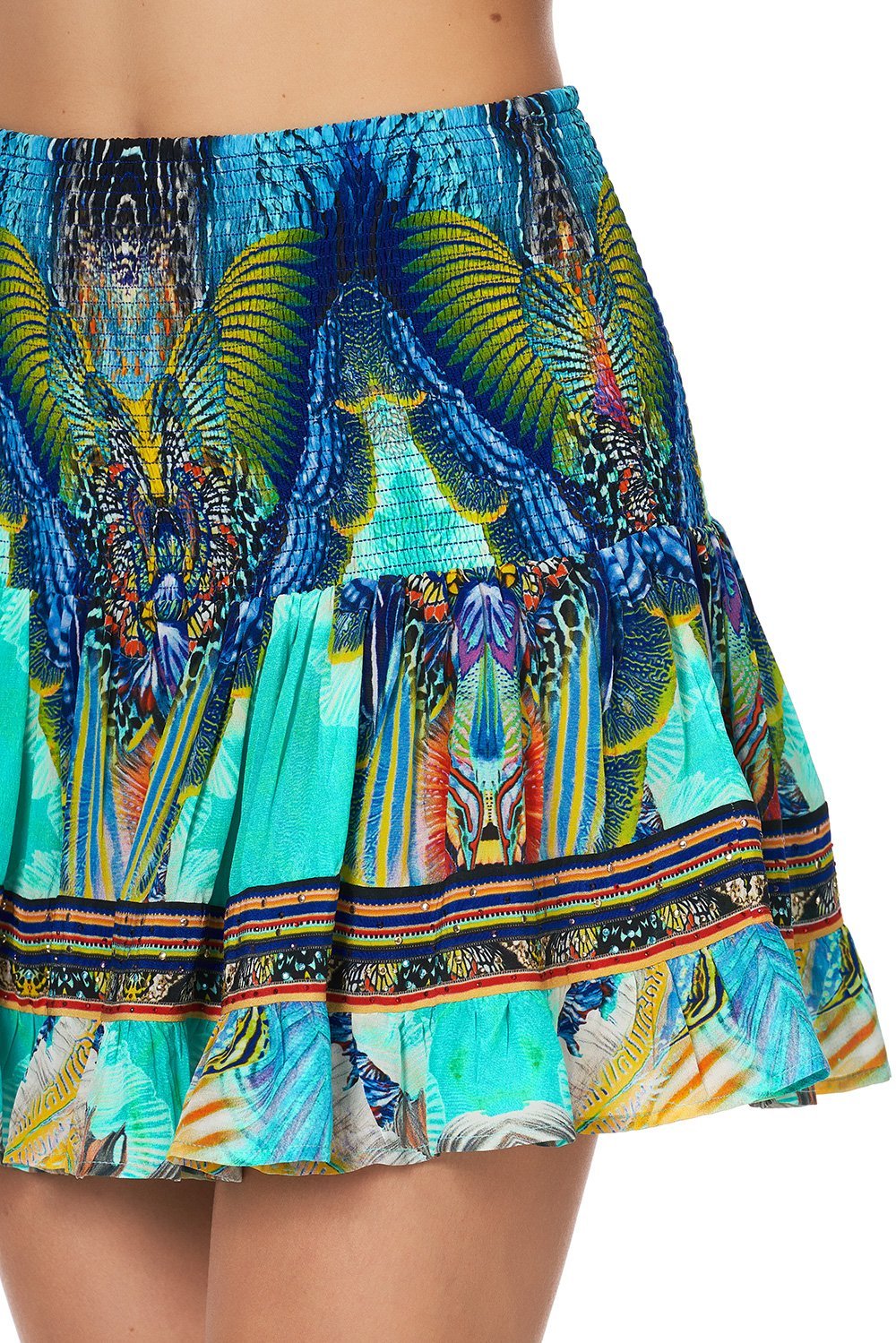 SHORT SHIRRED SKIRT REEF WARRIOR