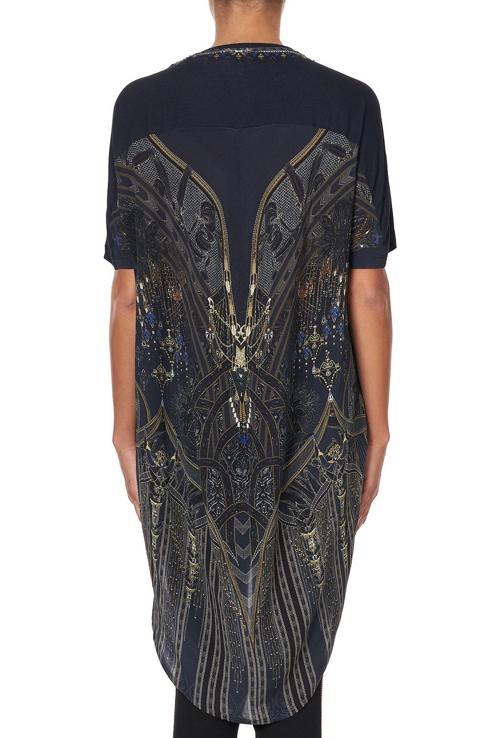 SILK BACK CREW NECK TEE GREAT SCOTT