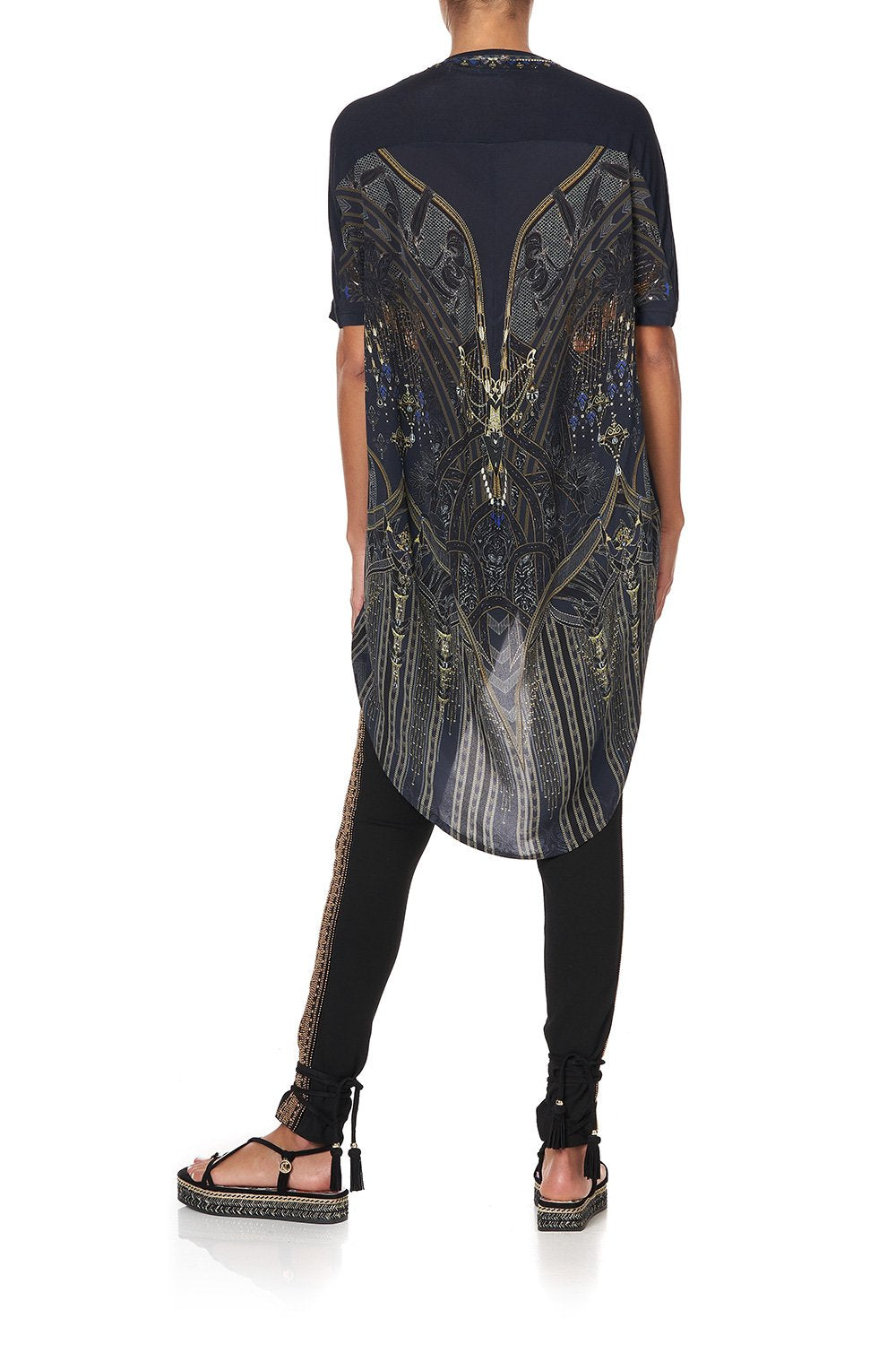 SILK BACK CREW NECK TEE GREAT SCOTT