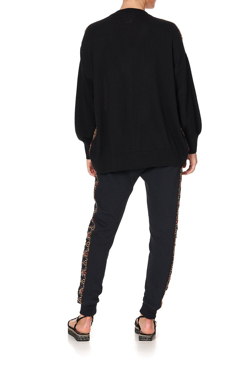 SILK FRONT CARDI LADY LODGE