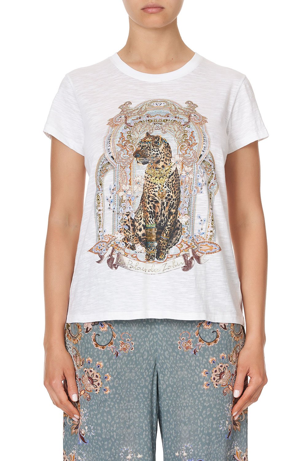 SLIM FIT ROUND NECK T-SHIRT LE PALAIS DU ZAHIR