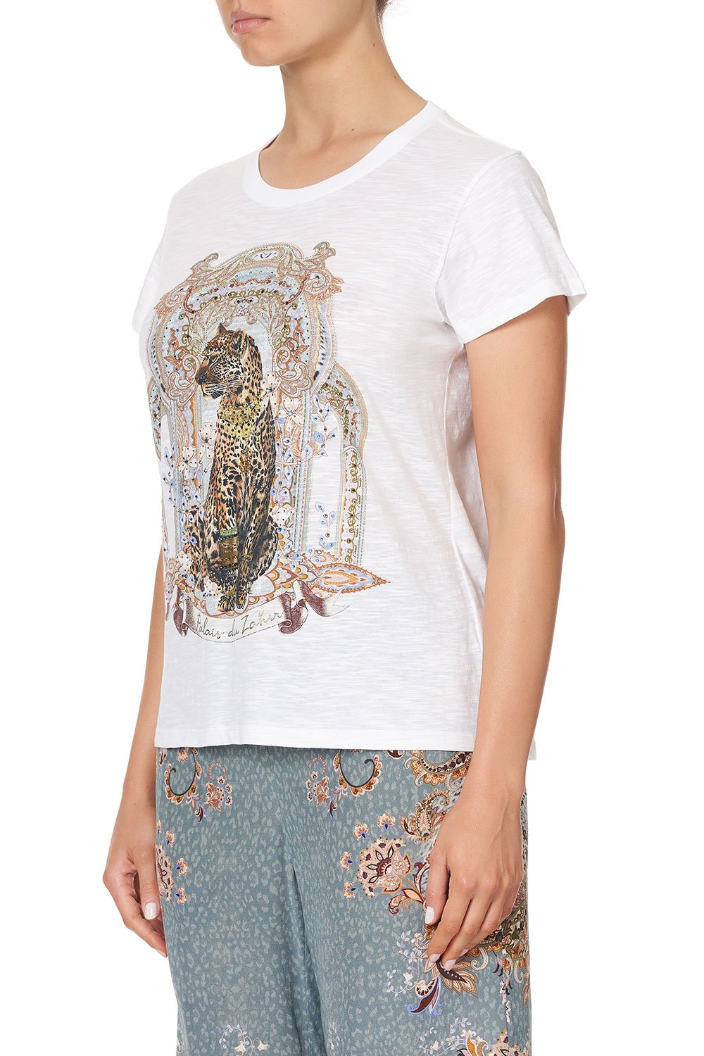 SLIM FIT ROUND NECK T-SHIRT LE PALAIS DU ZAHIR