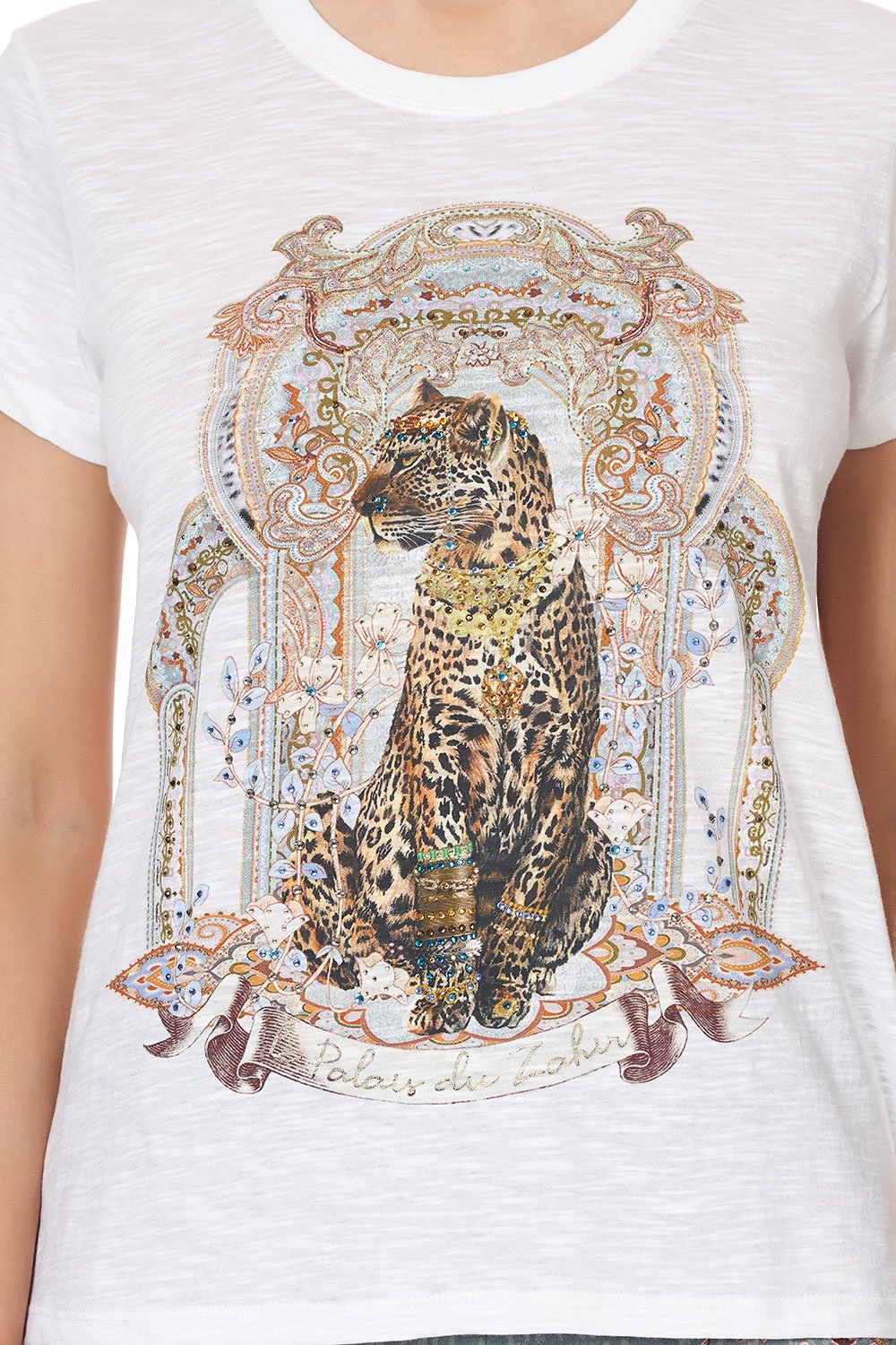 SLIM FIT ROUND NECK T-SHIRT LE PALAIS DU ZAHIR