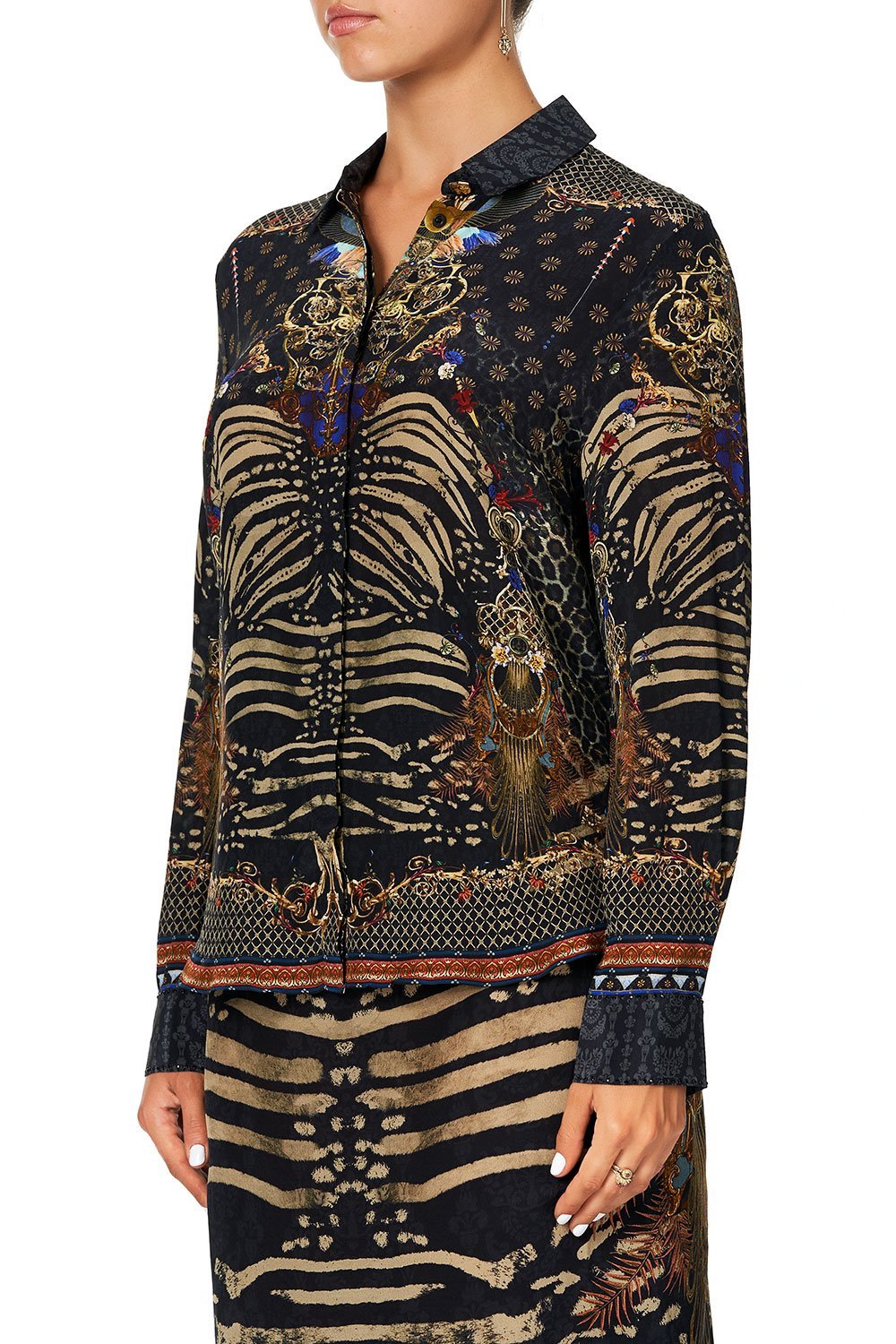 CAMILLA SLIM FIT LONG SLEEVE SHIRT THE NIGHT WE MET