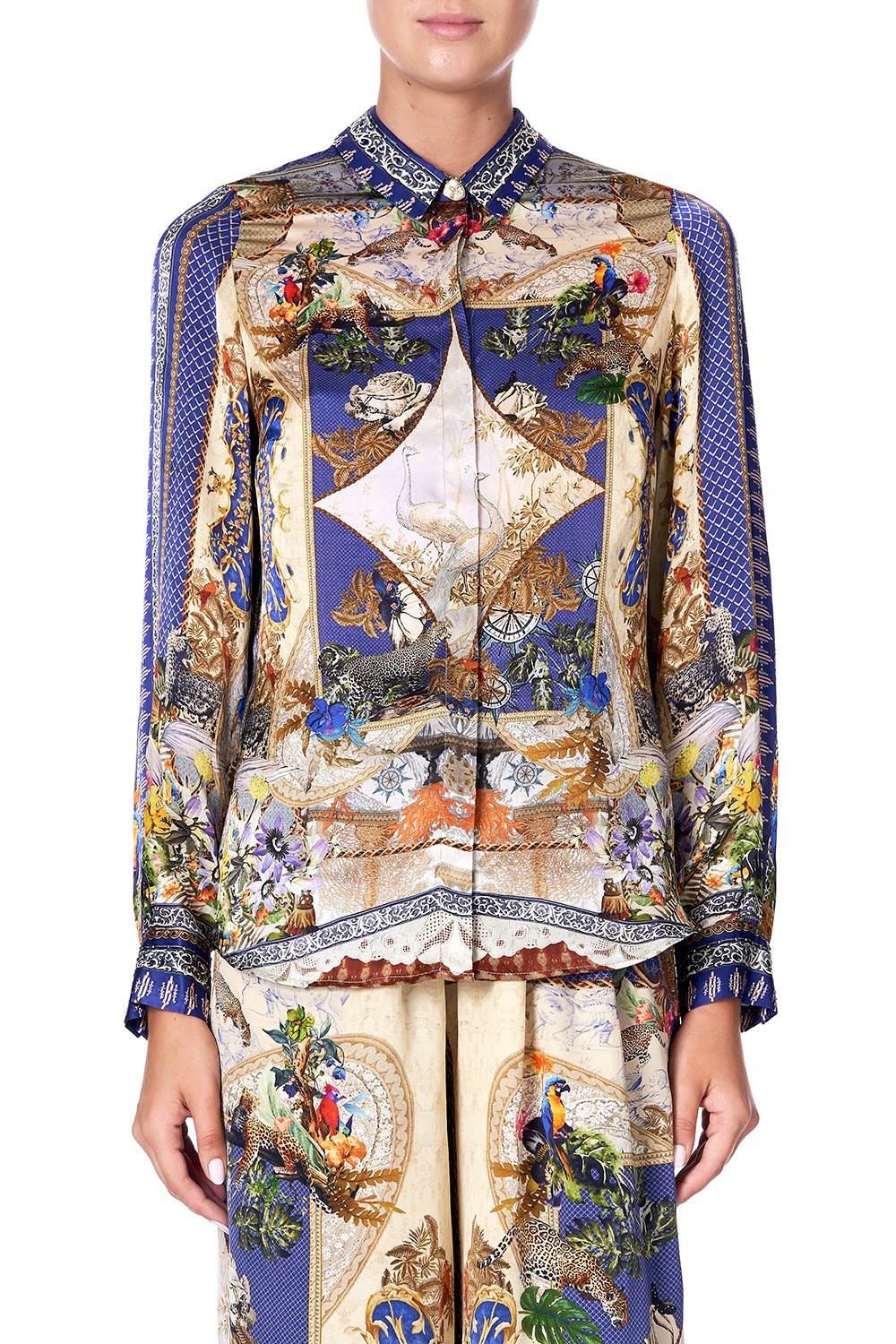 SLIM FIT LONG SLEEVE SHIRT MUSE NOVELS