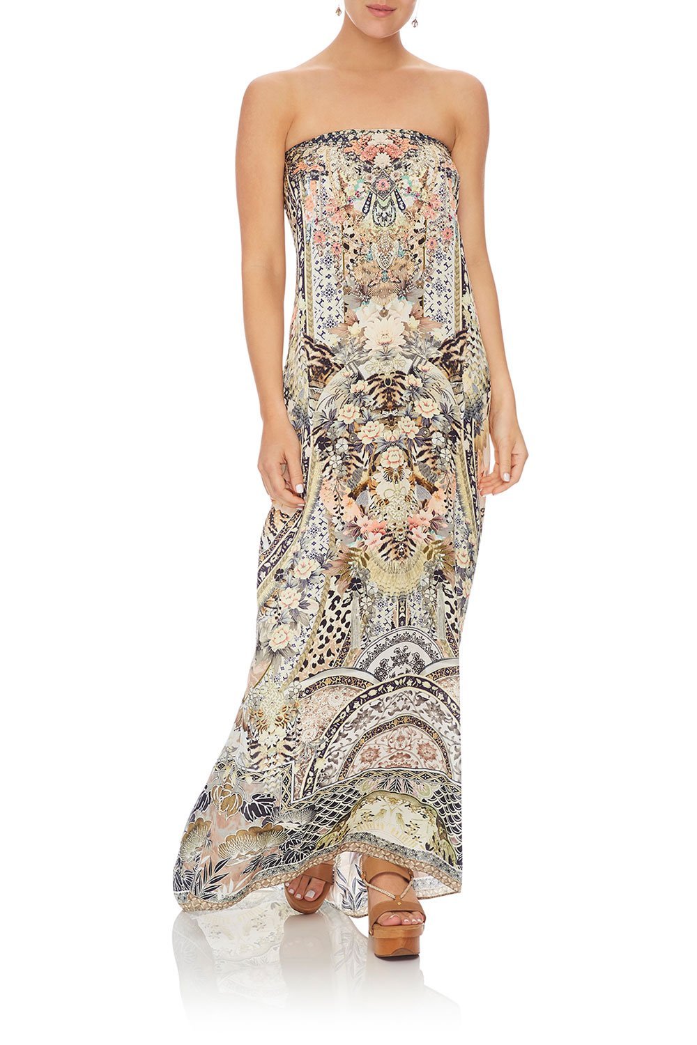 CAMILLA SLIM ROUND NECK KAFTAN MOTO MAIKO