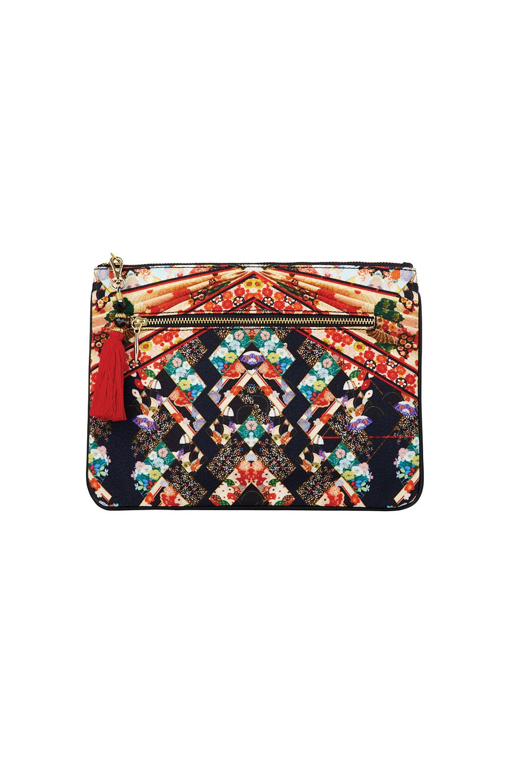 CAMILLA STAR GIRL SMALL CANVAS CLUTCH