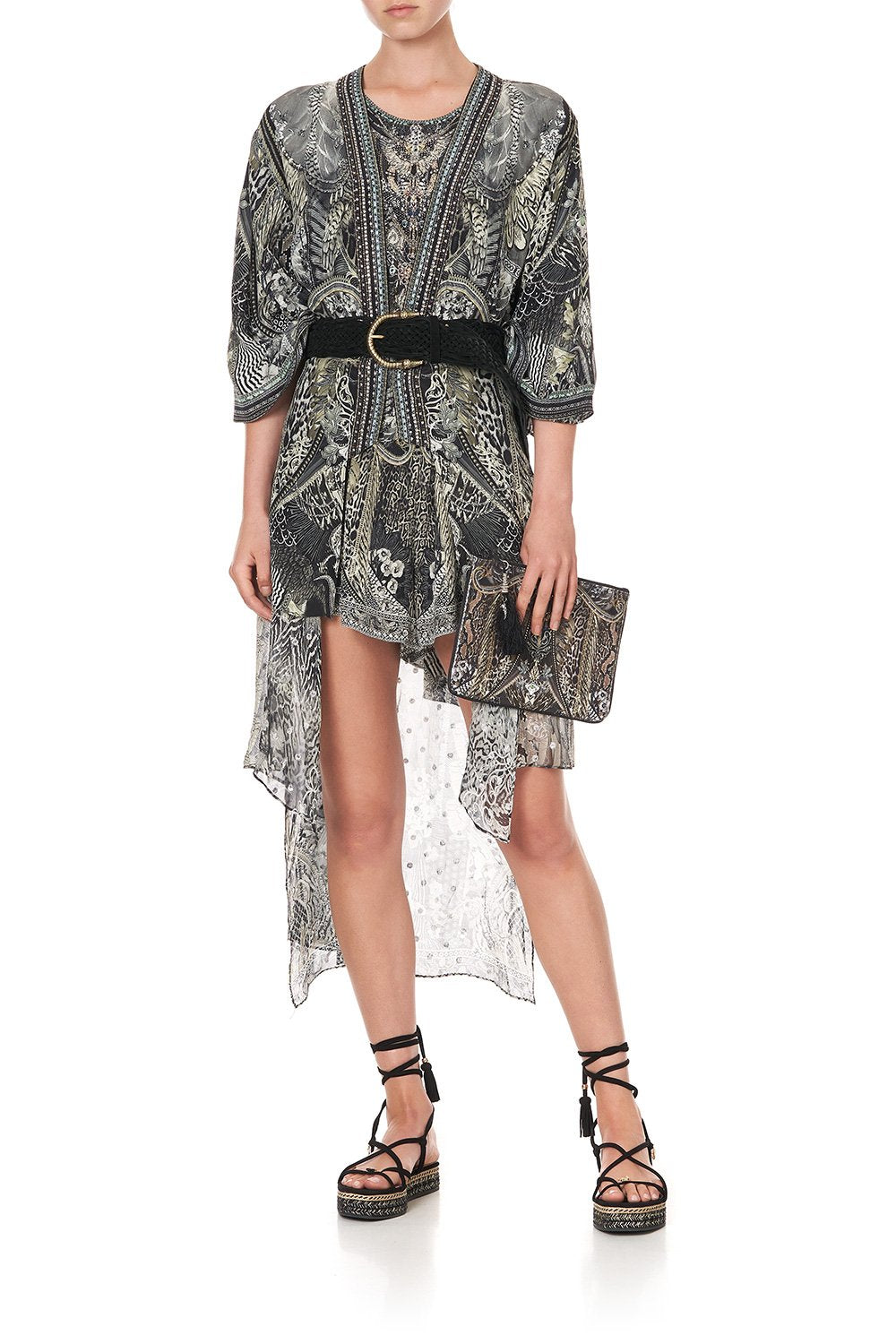 SMALL CANVAS CLUTCH ONE TRIBE