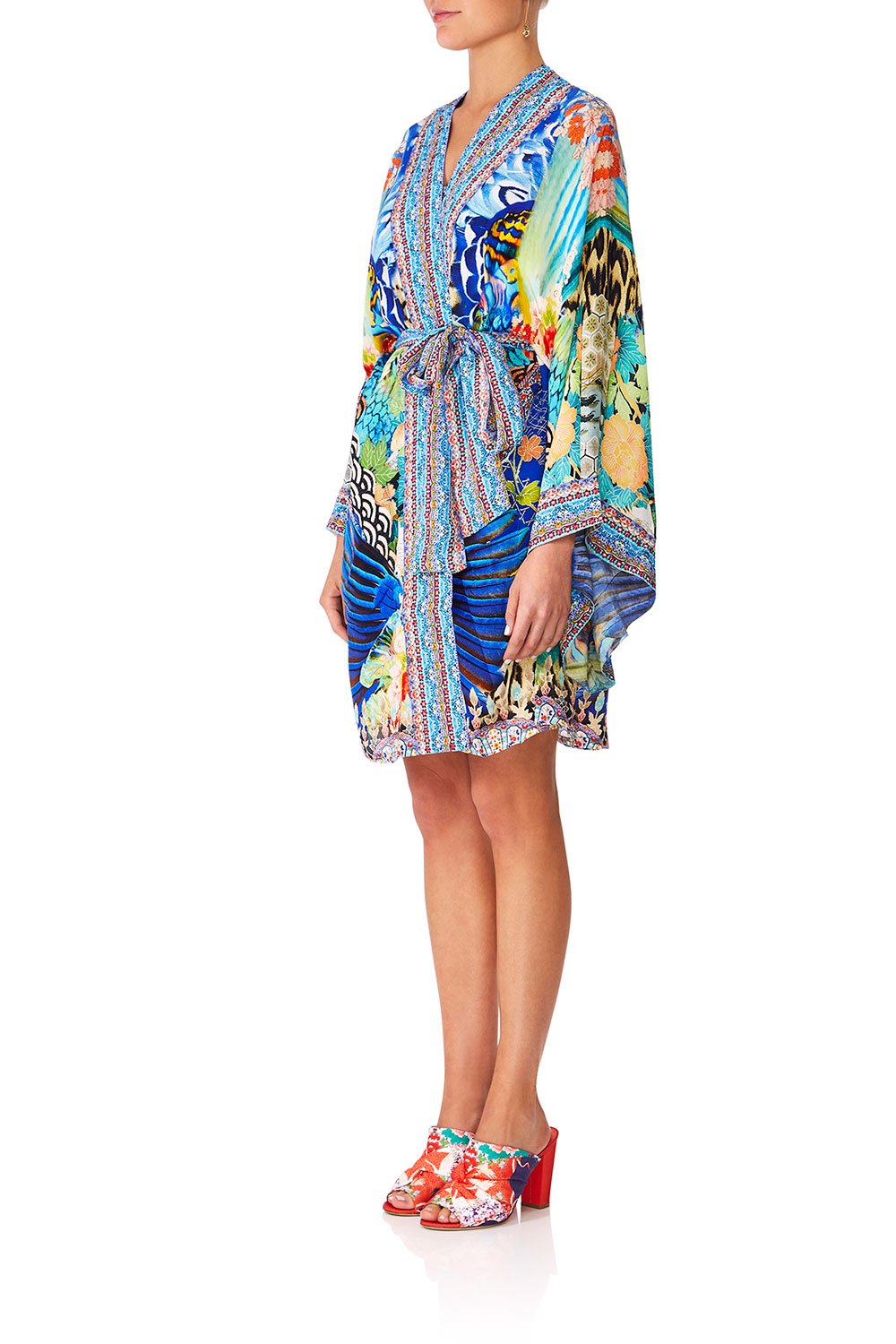 CAMILLA SPACE COWGIRL KIMONO WTIE BELT