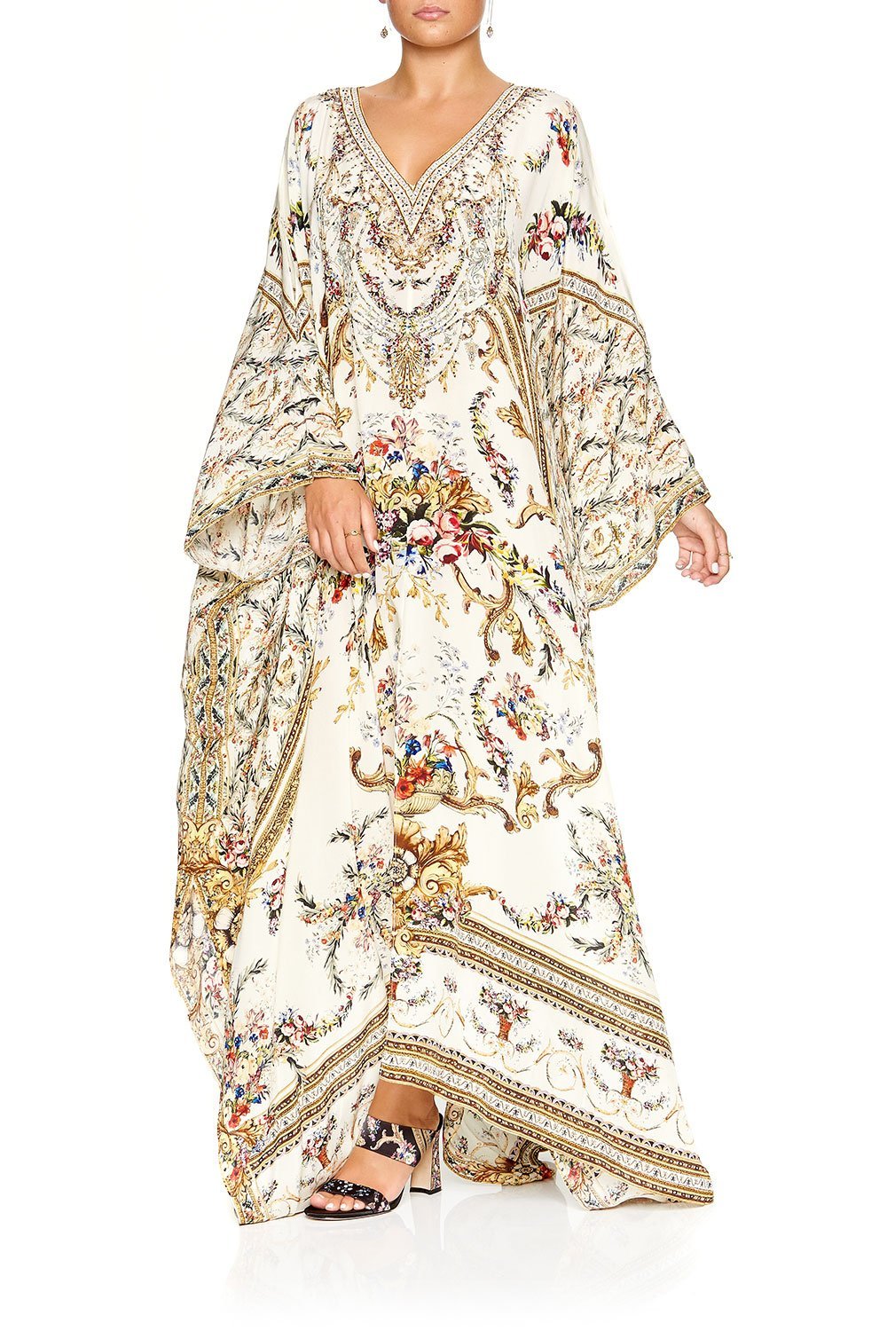 CAMILLA SPLIT FRONT & SLEEVE KAFTAN OLYMPE ODE