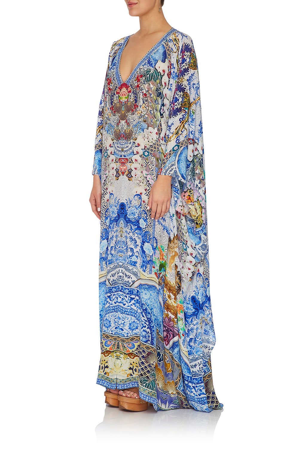 CAMILLA SPLIT FRONT AND SLEEVE KAFTAN GEISHA GATEWAYS