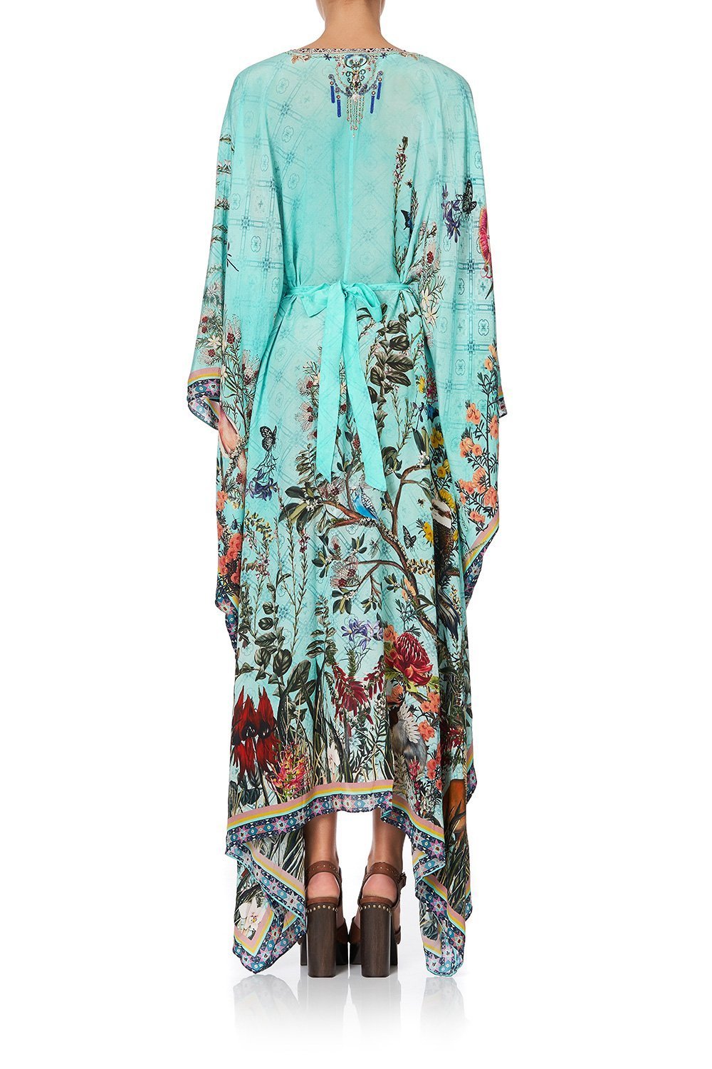 SPLIT HEM LACE UP KAFTAN MILLAS BACKYARD