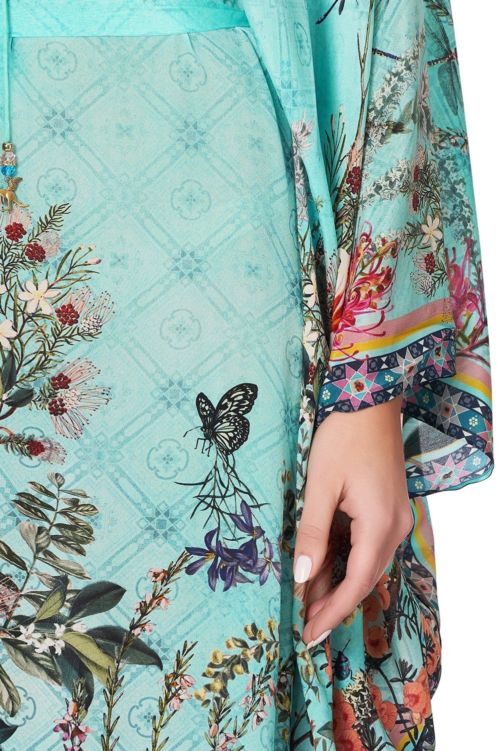 SPLIT HEM LACE UP KAFTAN MILLAS BACKYARD