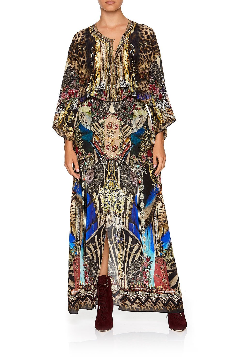 SPLIT POCKET DRESS STRONGER TOGETHER