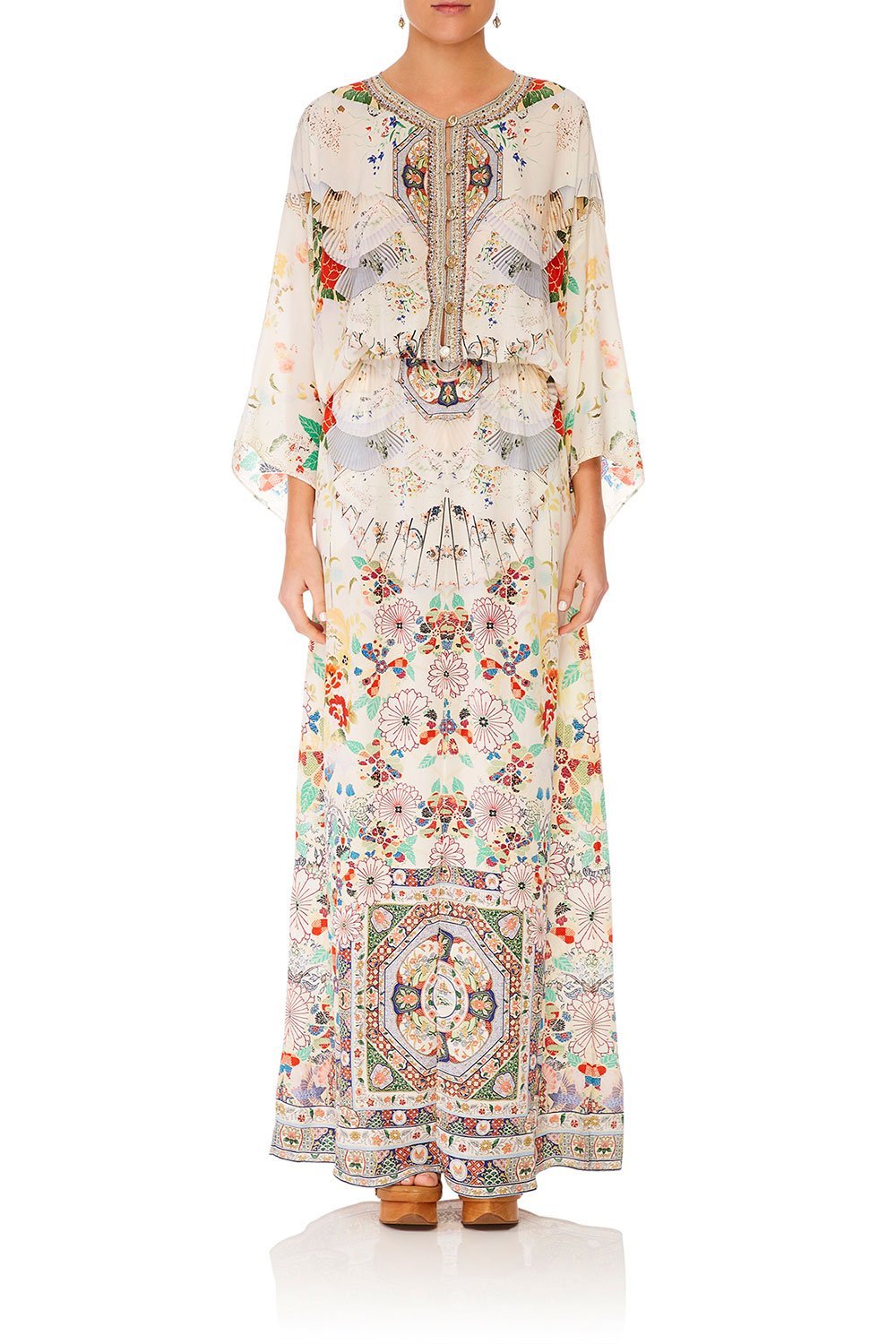 CAMILLA TIME AFTER TIME SPLIT POCKET DRESS