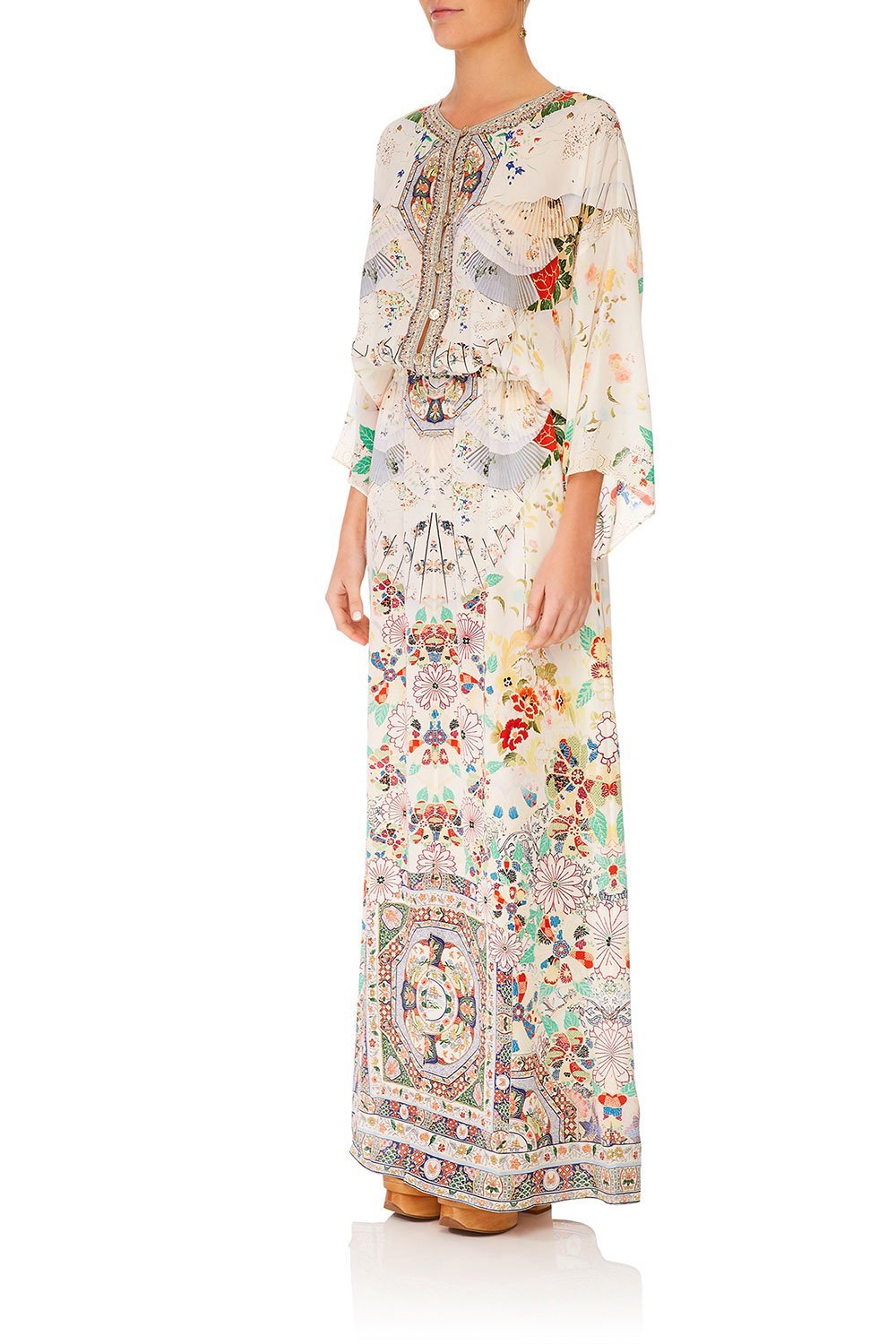 CAMILLA TIME AFTER TIME SPLIT POCKET DRESS