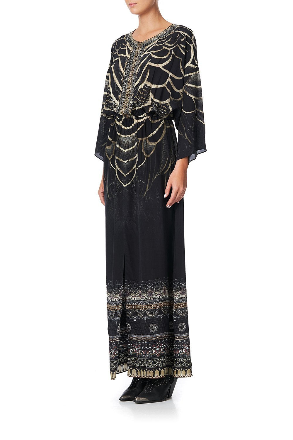 SPLIT POCKET DRESS UNDER A FULL MOON