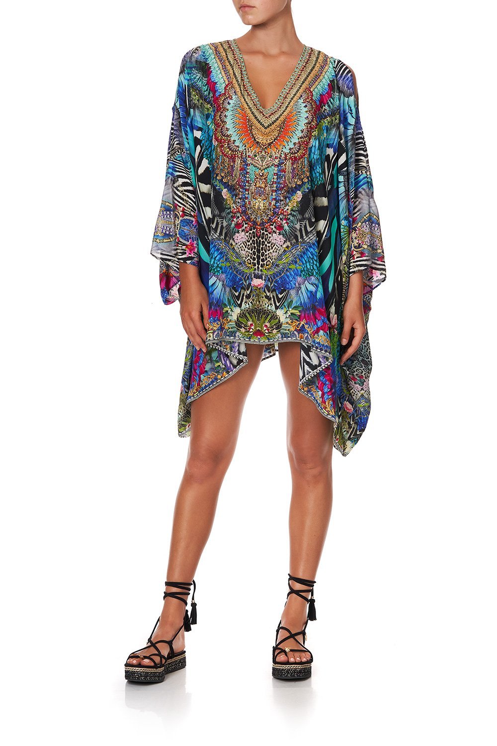 SPLIT SHOULDER SHORT KAFTAN CAFE NAIROBI