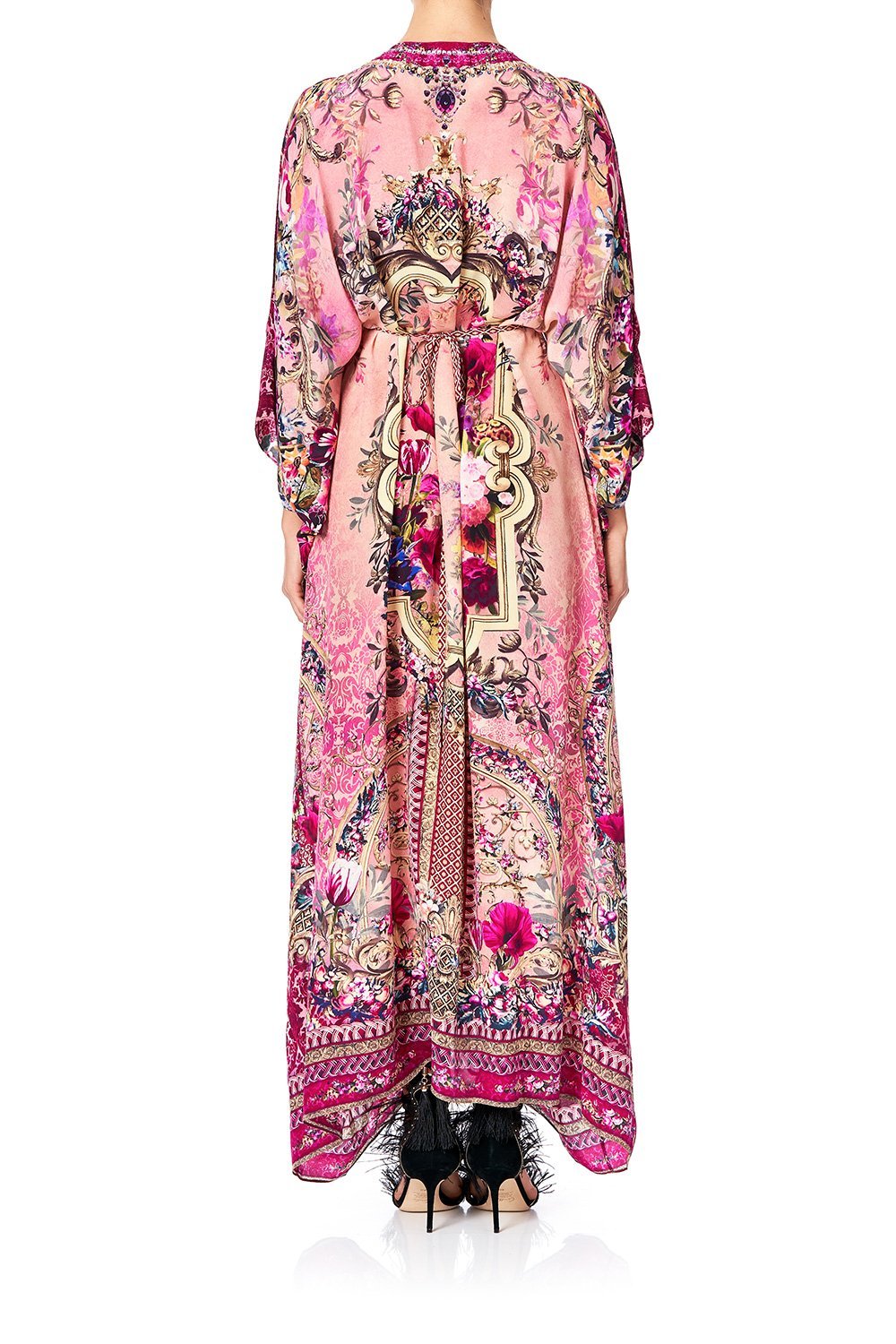 CAMILLA SPLIT SLEEVE KAFTAN W HARDWARE LA BELLE
