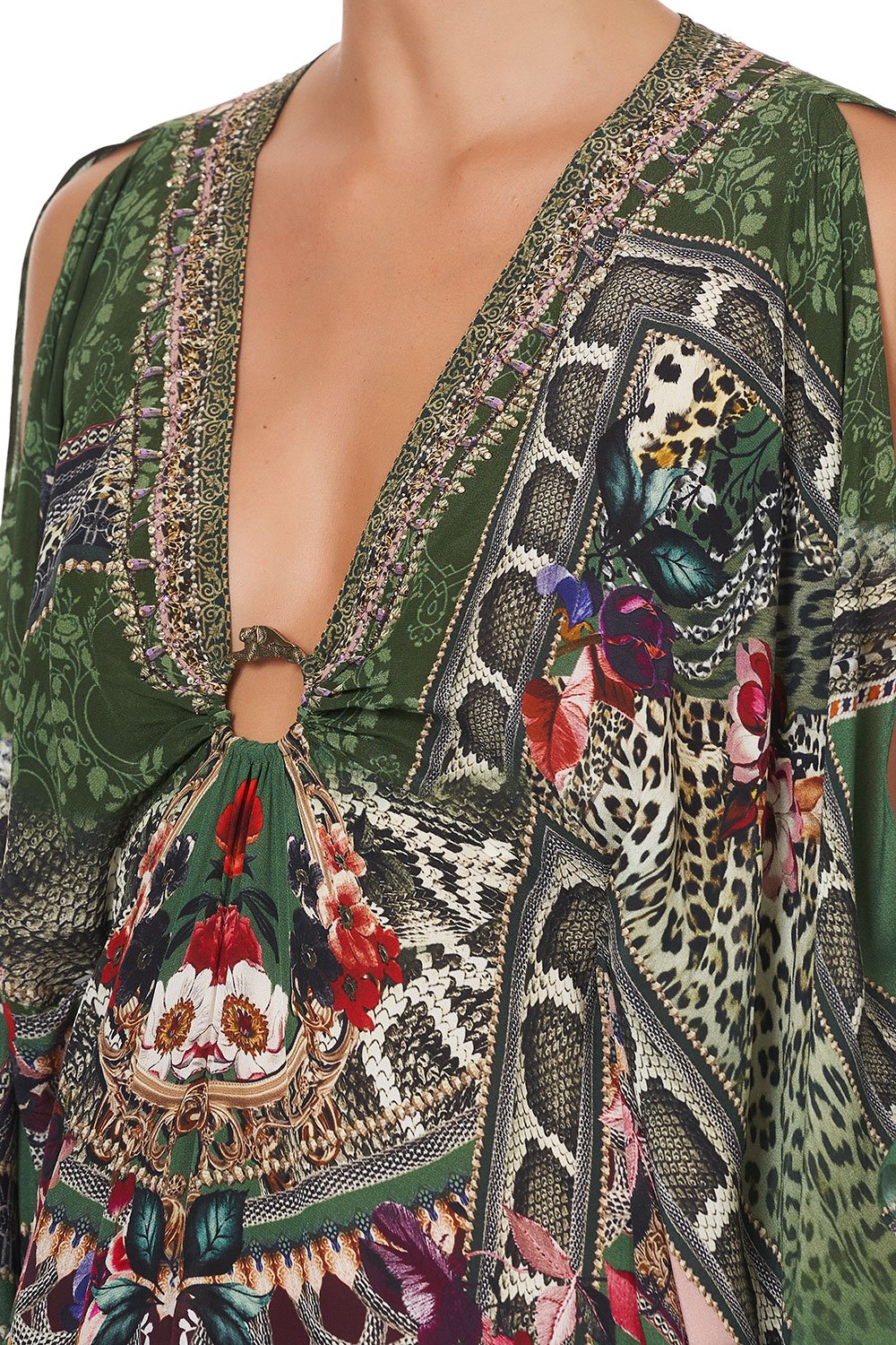 SPLIT SLEEVE KAFTAN WITH HARDWARE TALES OF TIME