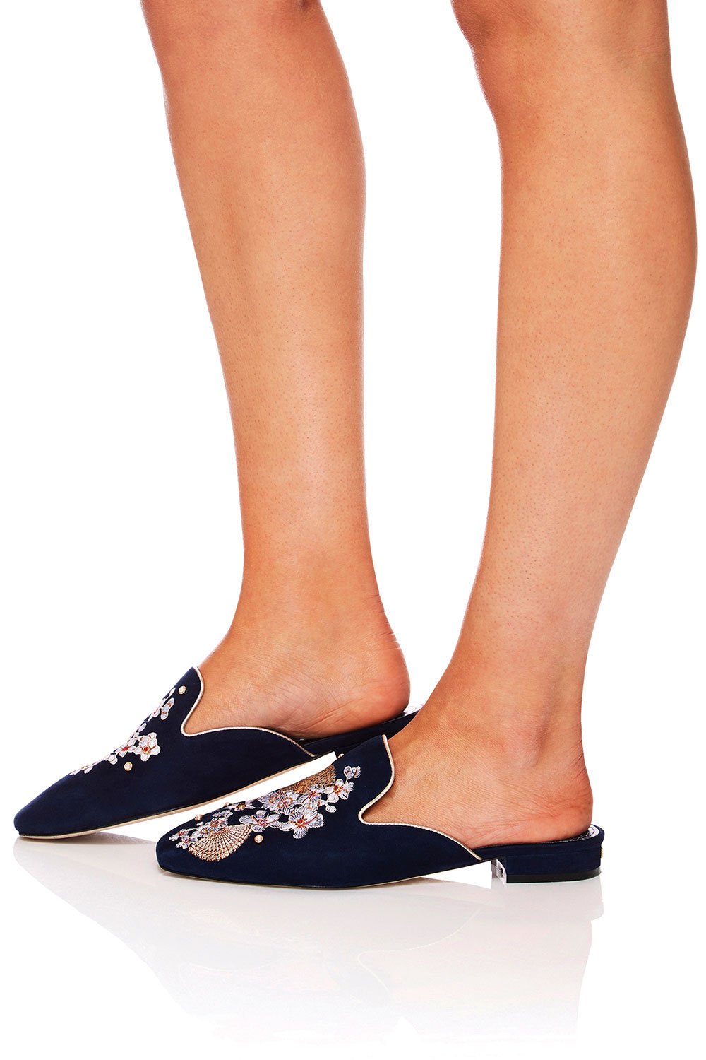 CAMILLA TOKYO TRIBE SQUARE TOE SLIPPER