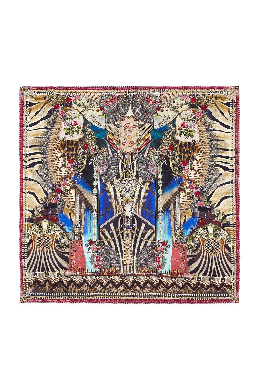 CAMILLA SQUARE SCARF STRONGER TOGETHER