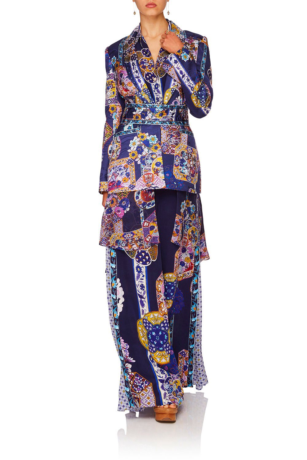 CAMILLA STAR GAZER BLAZER WCHIFFON CONTRAST