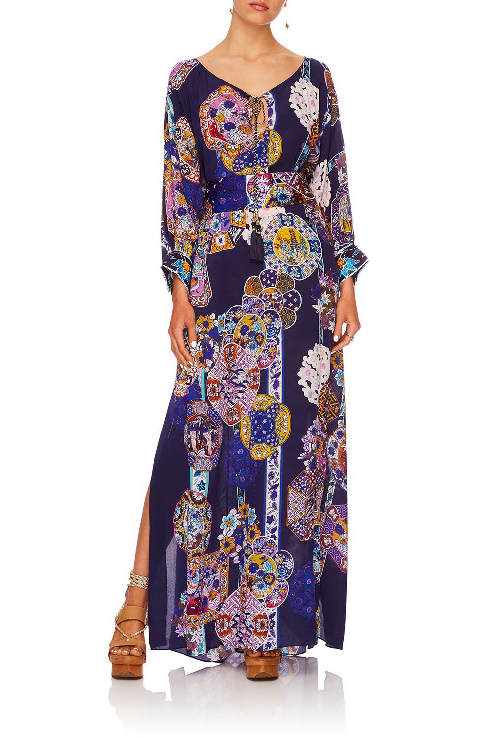 CAMILLA STAR GAZER RAGLAN SLEEVE DRESS W CUFFS