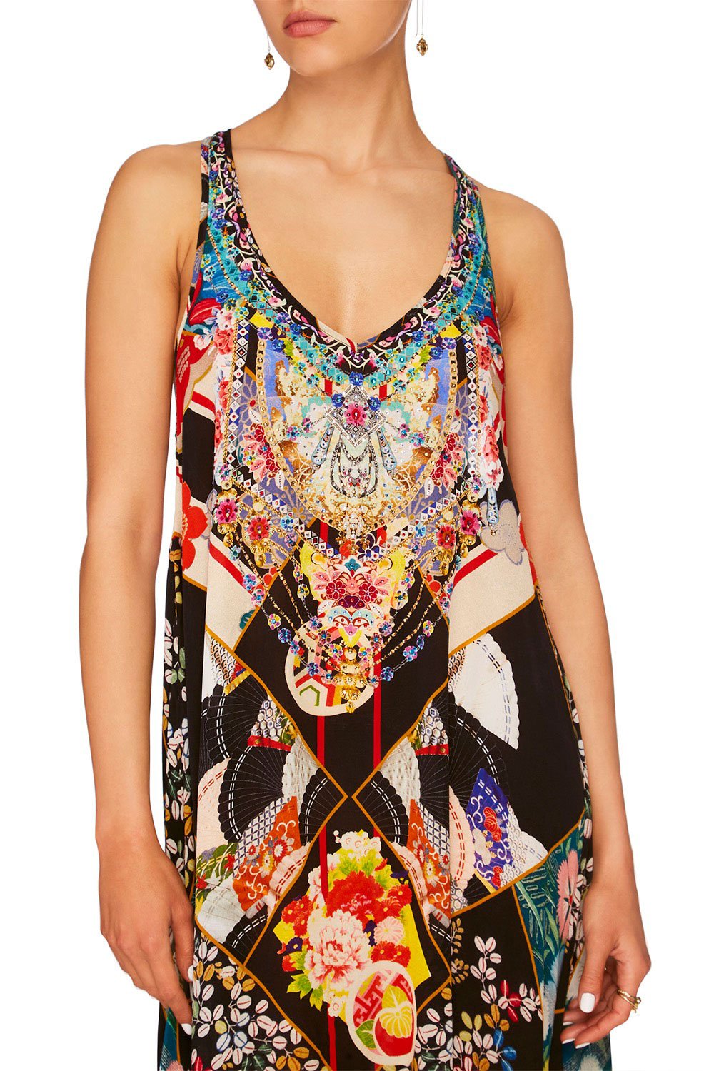 CAMILLA STAR GIRL V NECK RACER BACK DRESS