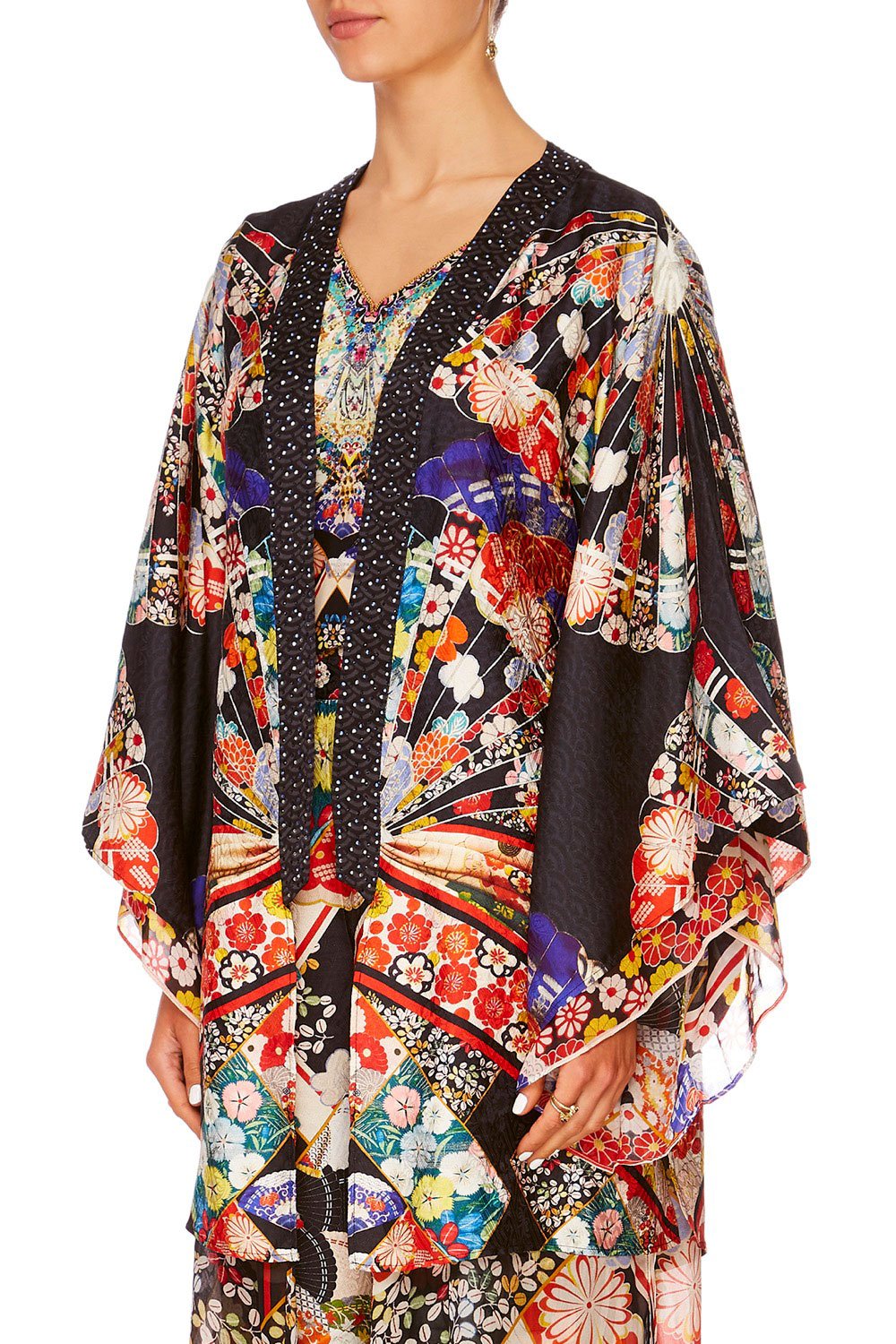 CAMILLA STAR GIRL KIMONO W LONG UNDERLAYER