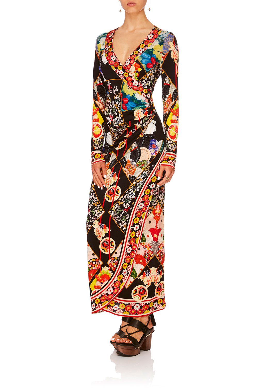 CAMILLA STAR GIRL WRAP DRESS W TIE