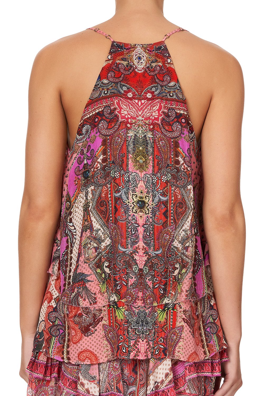 STRAP TOP WITH RUFFLE LOTUS LOVERS