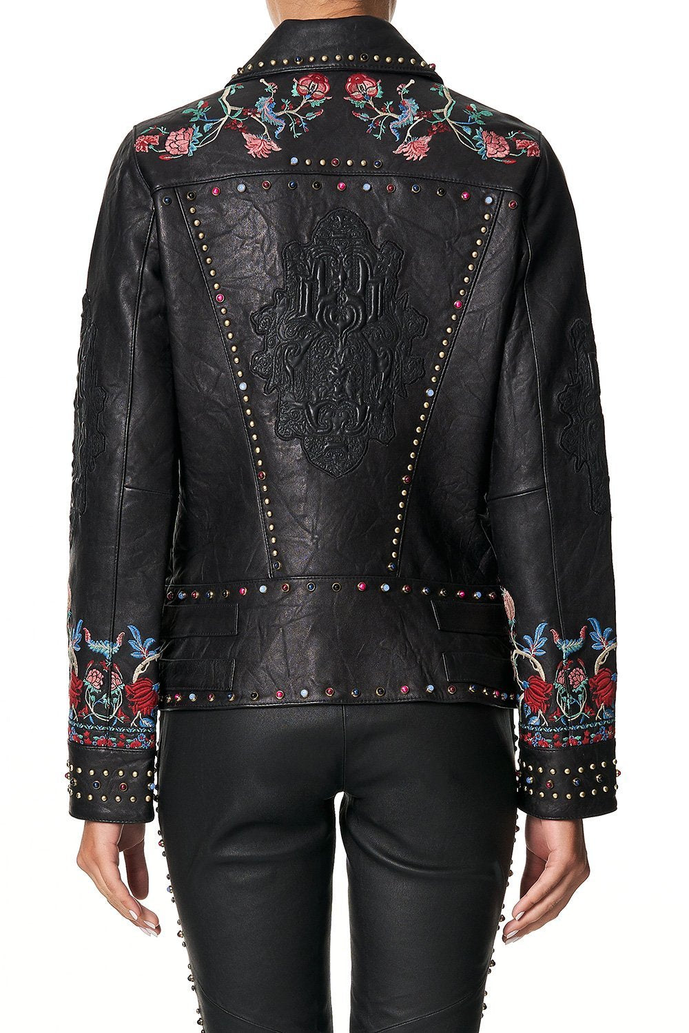 CAMILLA STUDDED BIKER JACKET HAUTE PROVINCIAL