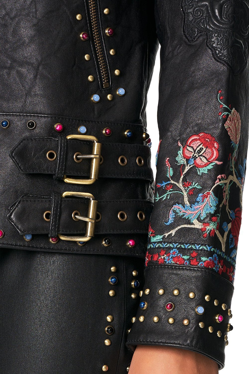 CAMILLA STUDDED BIKER JACKET HAUTE PROVINCIAL