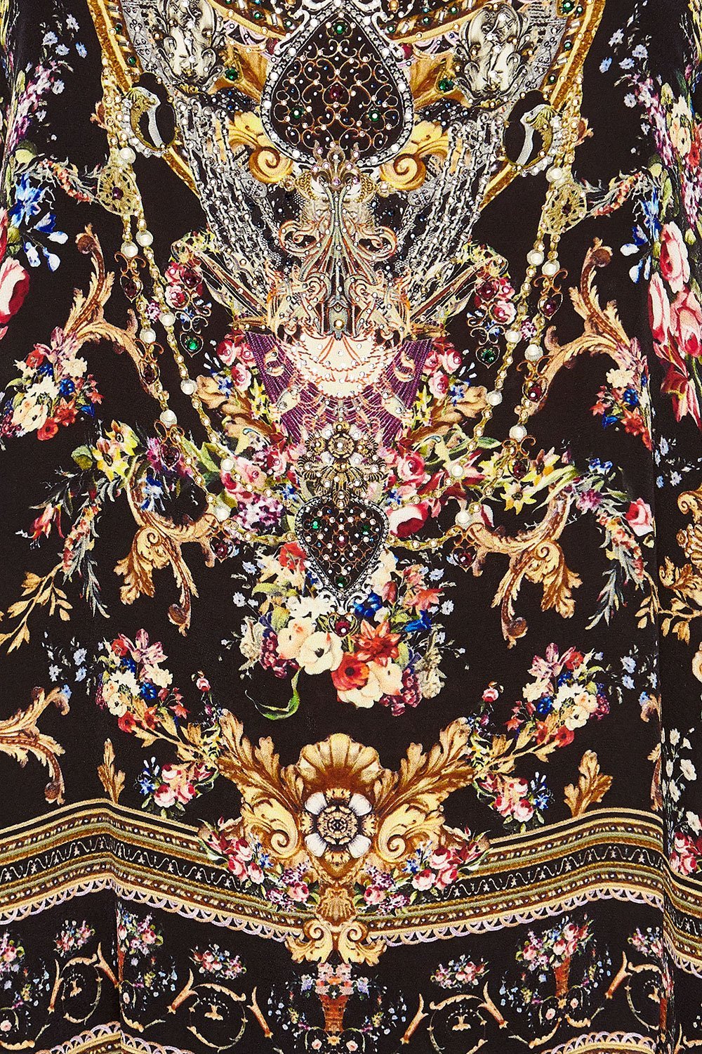 CAMILLA T-BACK SHOESTRING TOP FRIEND IN FLORA