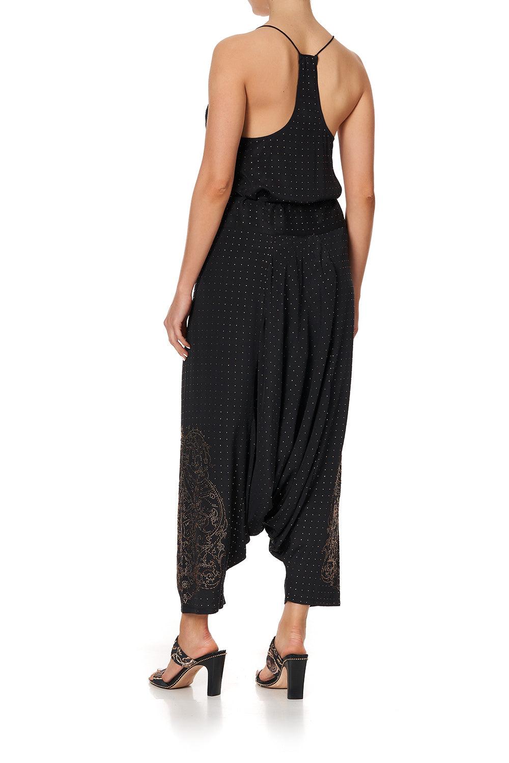 T BACK SHOESTRING TOP LUXE BLACK