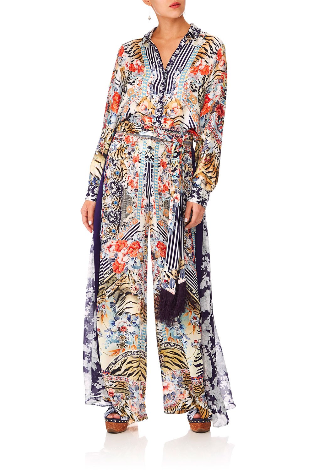 CAMILLA THE LONELY WILD HIGH WAISTED TROUSER WGODET