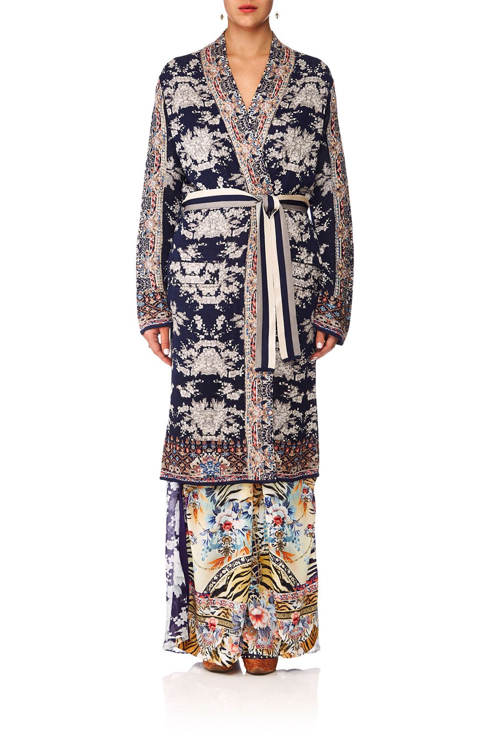 CAMILLA THE LONELY WILD KNIT WRAP W TIE