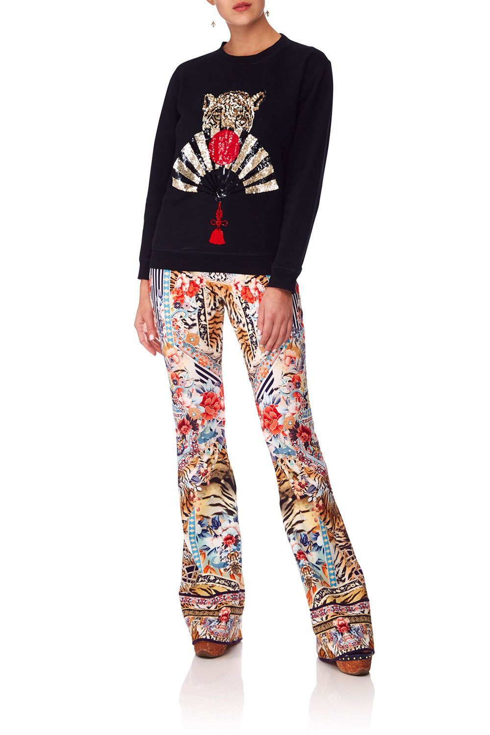 CAMILLA THE LONELY WILD ROUND NECK SWEATER