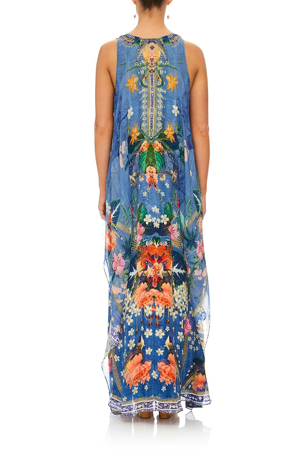 CAMILLA FARAWAY FLORALS TIE FRONT MULTI WEAR DRESS