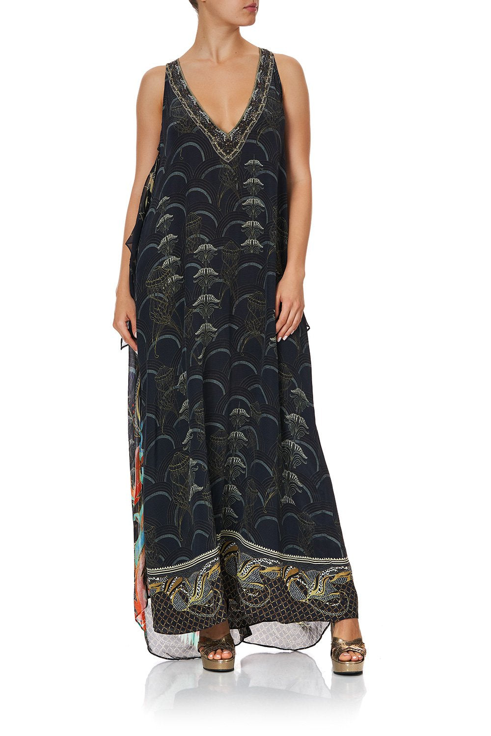 TIE FRONT MULTIWEAR DRESS WISE WINGS