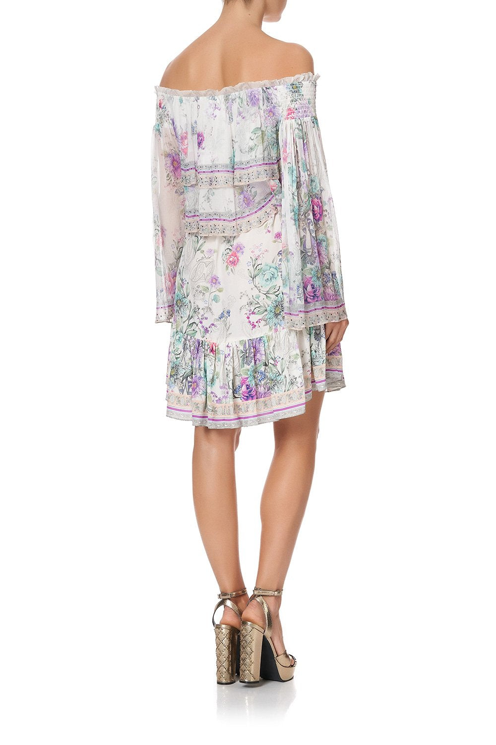 TIERED RUFFLE DRESS FOREVER FAR