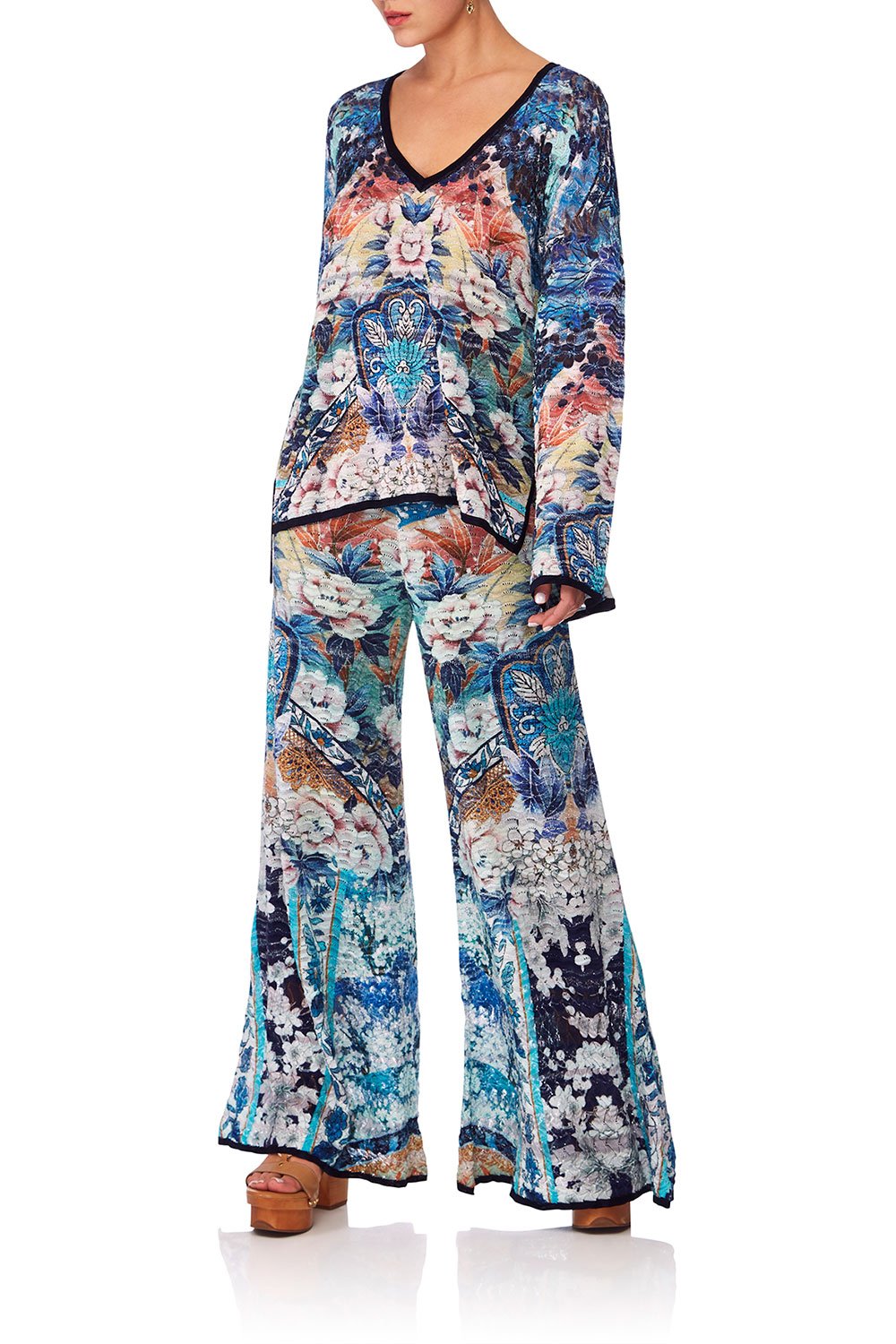 CAMILLA TOKYO TRIBE FANCY STITCH V PANT