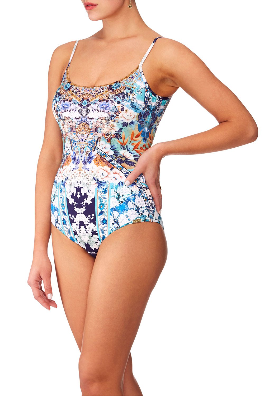 CAMILLA TOKYO TRIBE ROUND NECK ONE PIECE